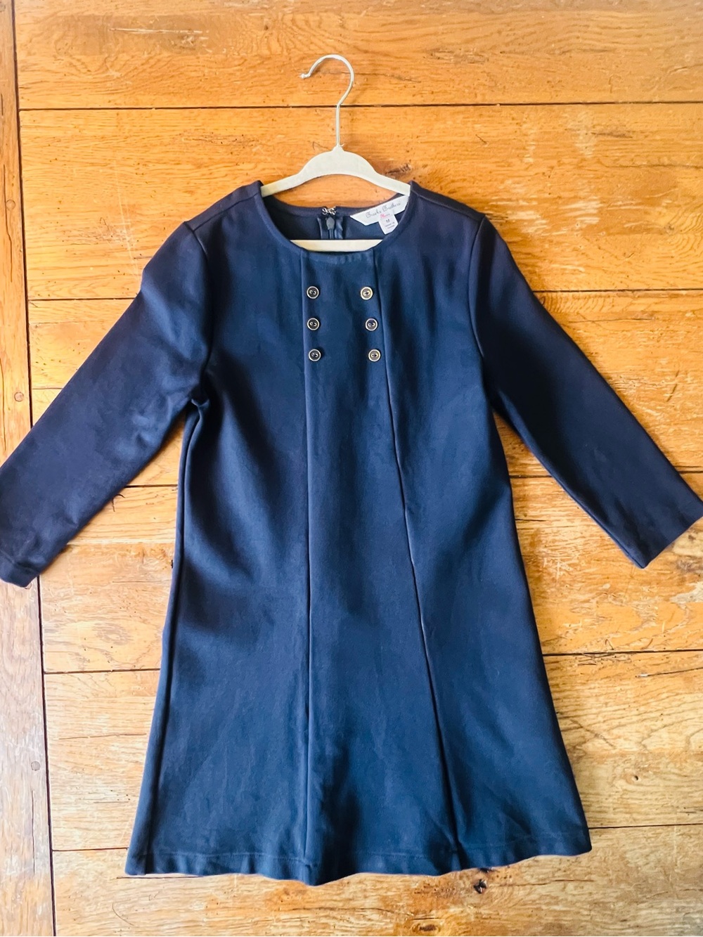 Brooks Brothers Fleece Navy Blue Girls Dress